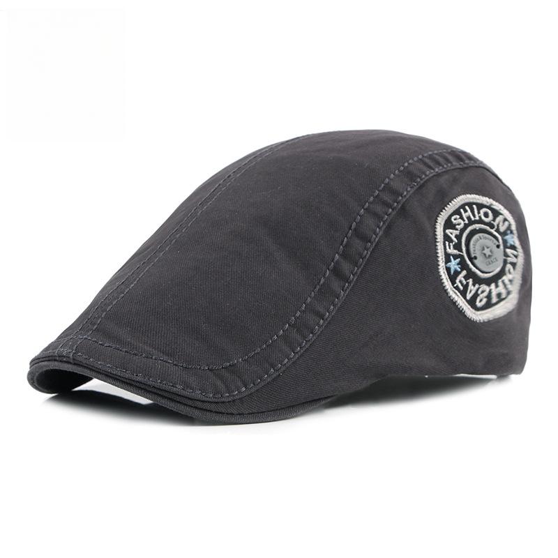 2025 Korean Version of The Fashion New Cap Women's British Style Versatile Cotton Beret Men's Casual Forward Hat Universal Tide
