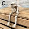 1pc Human Skeleton Simulation Halloween Decoration Graduation Season Decorations Goth Family Decorations Scary Cabin Decorations