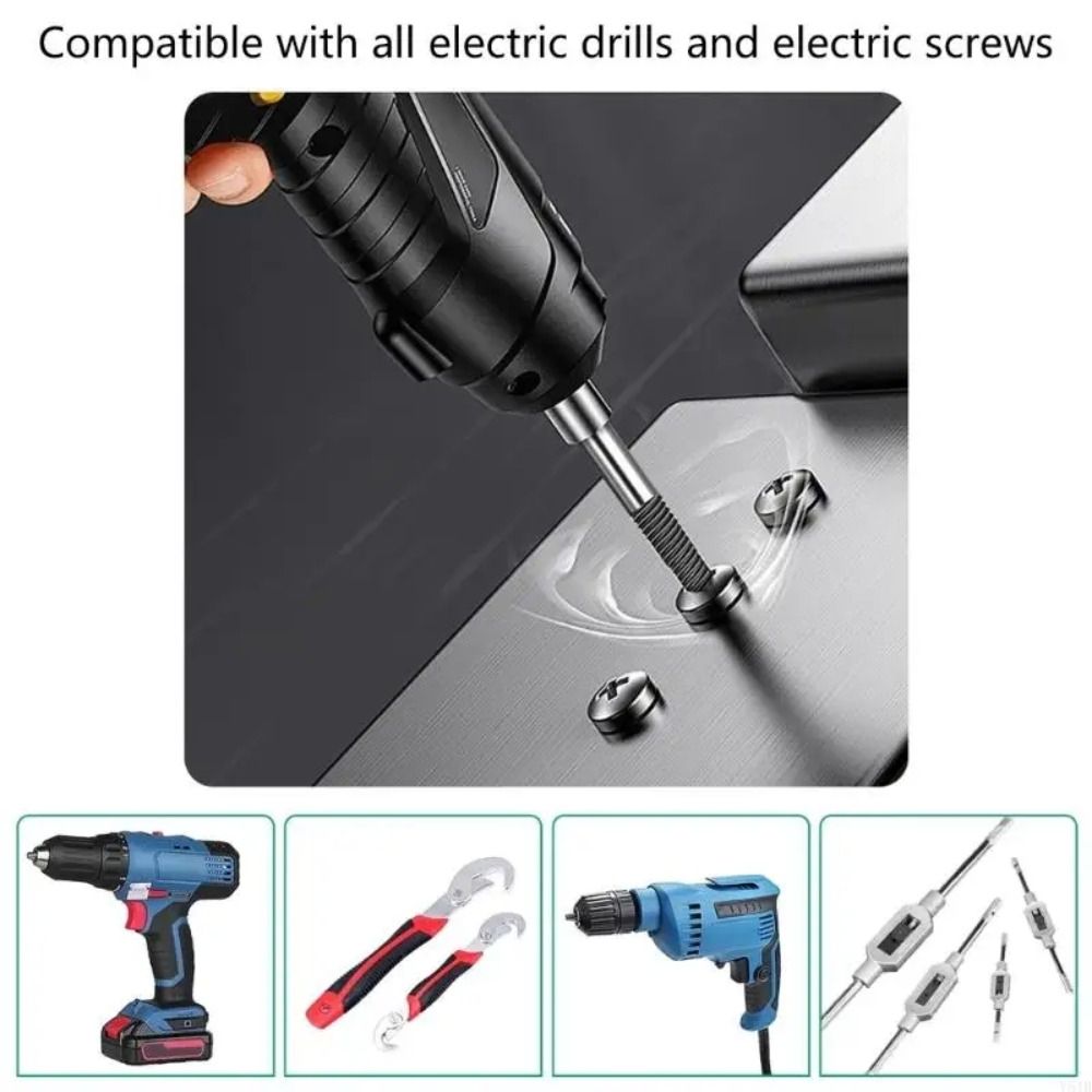Left Hand Broken Screw Extractor Set Save Time Damaged Screw Remover  Construction Site
