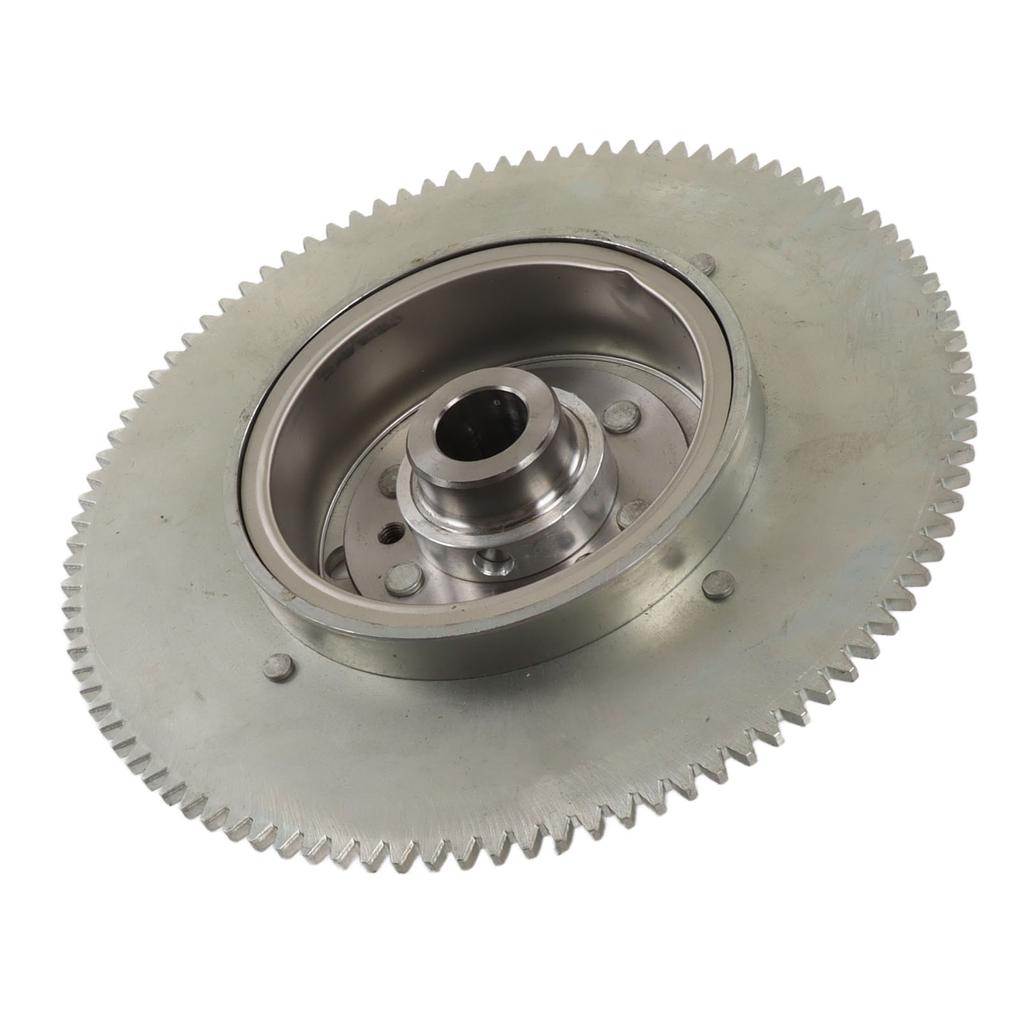 Electrical Start Flywheel Strong Strength Precise Aluminum Alloy Safe Fit for Outboard Motor