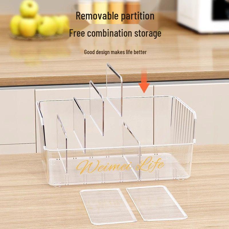 

Многофункциональная кухонная полка для хранения приправ с разделенными емкостями для приправ