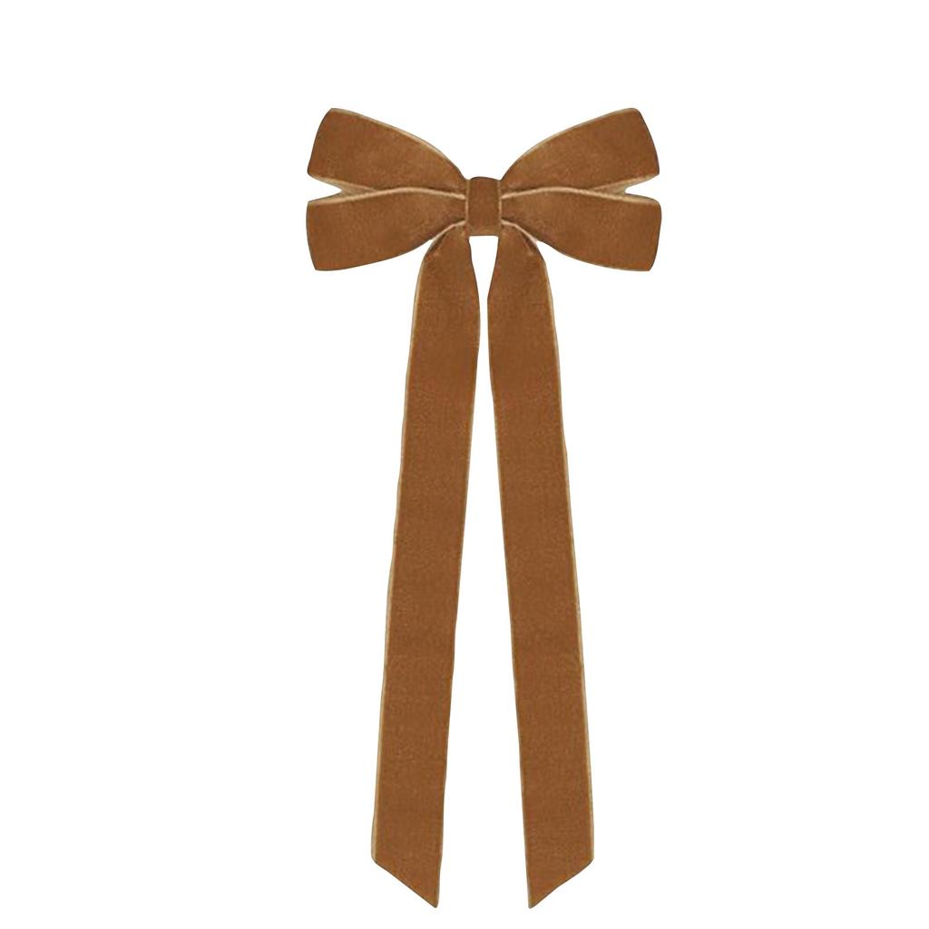 10 Inch Pre-made Red Christmas Tree Bow, Red Velvet Ribbon Bow, Christmas Tree Decoration Bow, Pre-made Bow, Souvenir Gift Bow