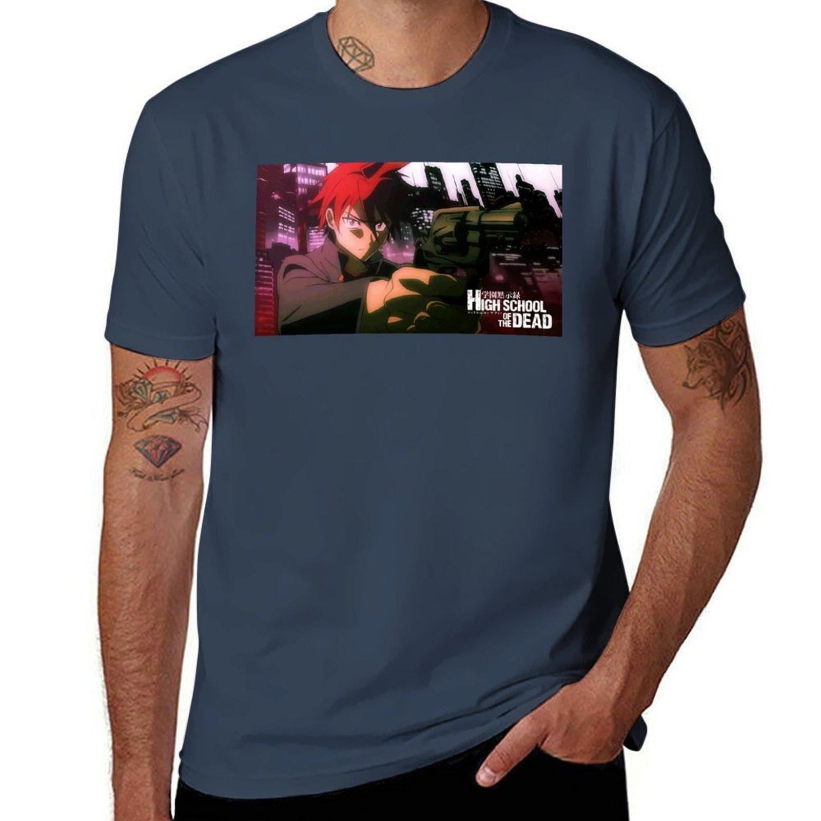 High School Of The Dead 5 Tshirt Plus Size Loose Fit Tshirt S