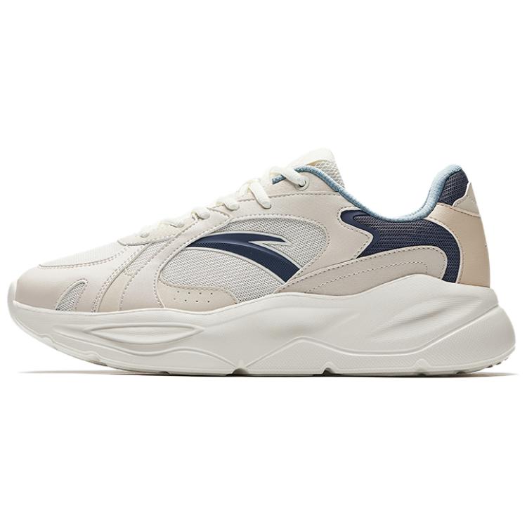 Anta Unrestrained Series Comfortable Versatile Lightweight Durable Low-Top Casual Shoes Men sneaker Light-Gray 912538829-2