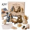 Σετ Δημιουργίας Σκηνής Γεννήσεων Patchwork DIY, Σετ DIY, Διακοσμητική Τέχνη Ραψίματος Υφασμάτων για Μανδύα, Θρησκευτικό Κουβερτοκέντημα, Χειροποίητη Διακόσμηση Σπιτιού Χριστουγέννων
