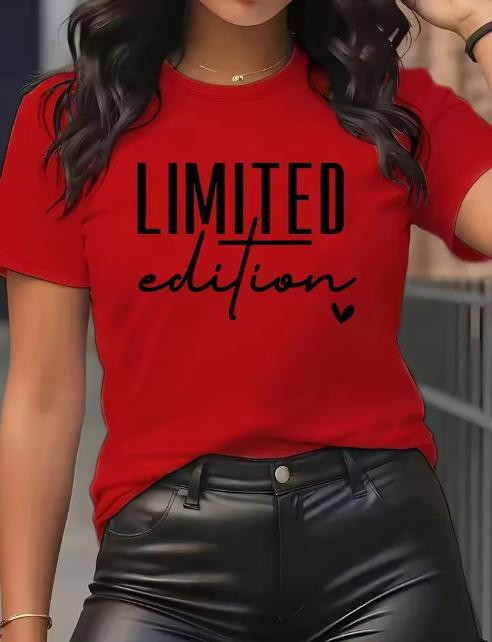 Unisexs Fashion Tshirt Casual Limited Edition Graphic Tee Fashionable Letter Urban Style Print Unisexs Round Neck Tshirt
