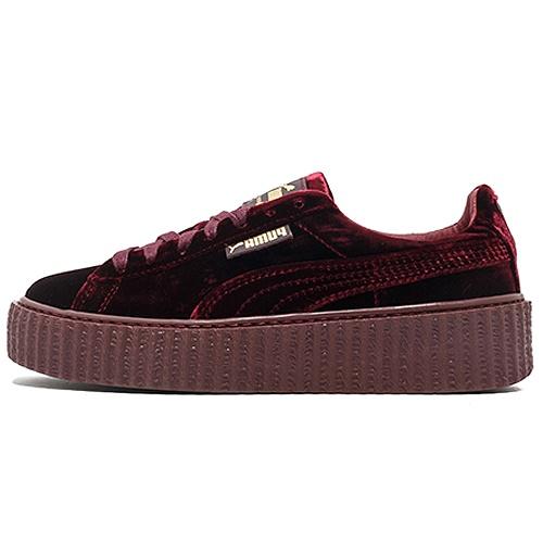 (WMNS) PUMA Fenty x Velvet Creeper  Burgundy  Women s 364466-02 EU 37.5