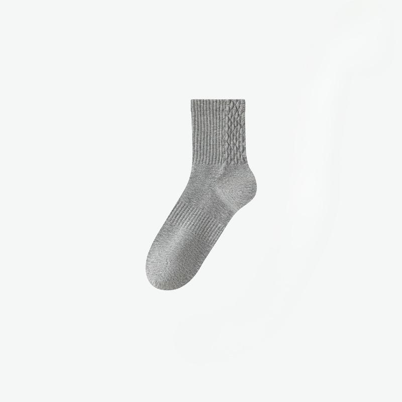Herren Herbst Baumwolle Ätherisches Öl Feuchtigkeitsspendend Desodorierend Leichte Sport Freizeit Massage Unten Knochenlose Schlauchsocken