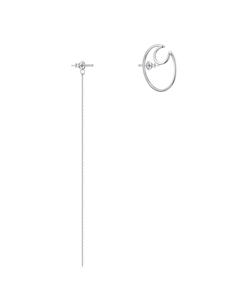 Didier Dubot Signature D Silver Earrings Jdret6S30Zc