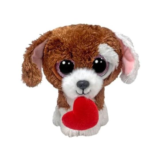 Ty Beanie Boo 2026-6 Обнимающая Собачка с Сердечком ко Дню Святого Валентина