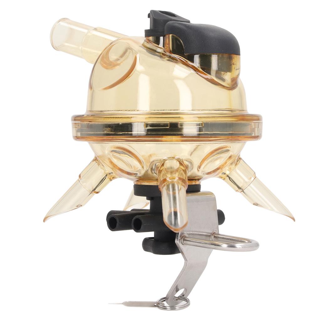 Melkbecher Transparente Abdeckung Edelstahlbasis 380cc Milchsammlerwerkzeug für Bauernhof