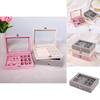 Jewelry Organizer With Multiple Compartments For Home Storage And Gift Giving