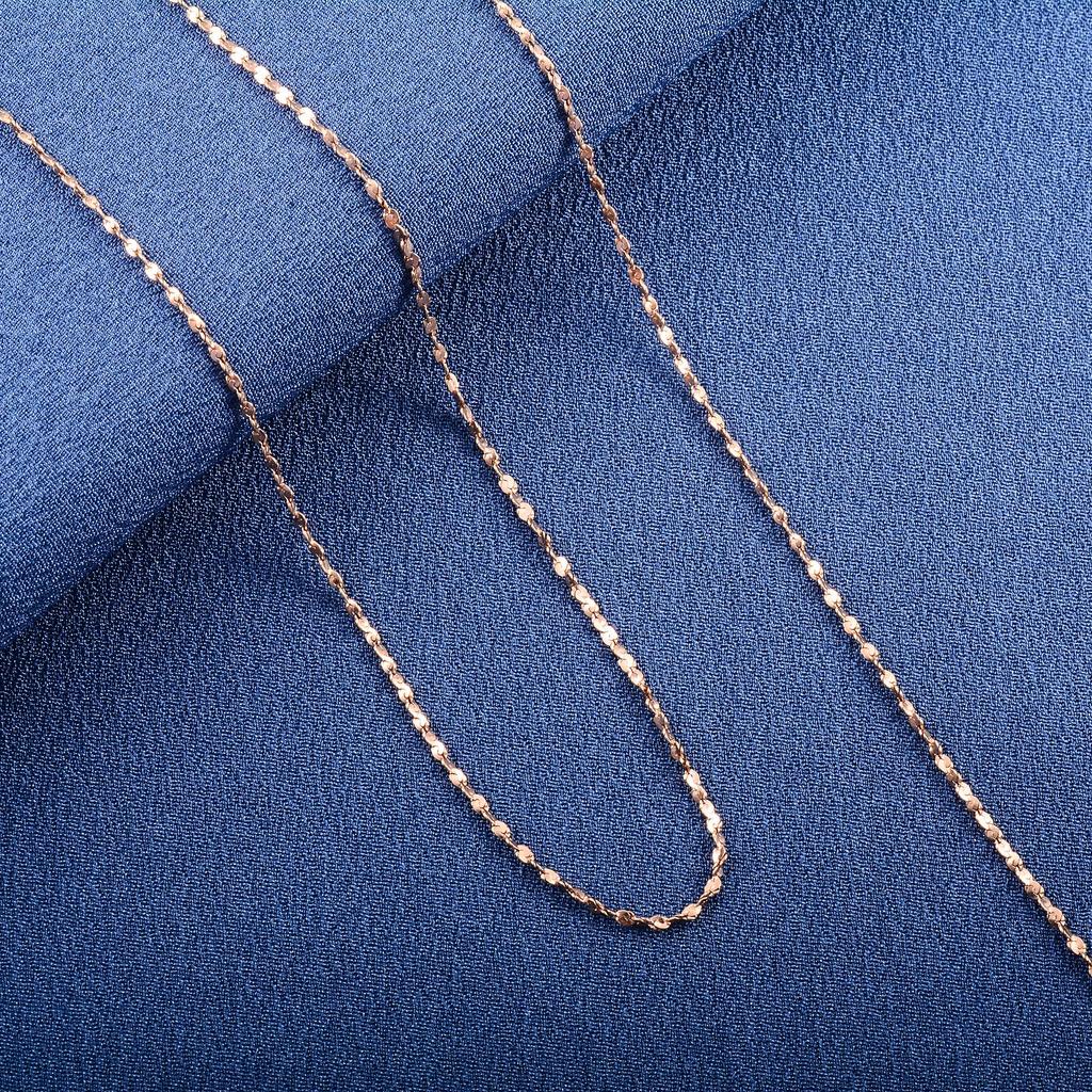 Dainty Women Necklace Glitter Cable Chain Stainless Steel Jewelry Accessories On Neck Collar for Ladies Choker DIY Gift