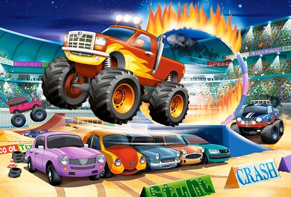 Puzzle 40 Pieces Maxi B-040308-1 Jumping Monster Truck