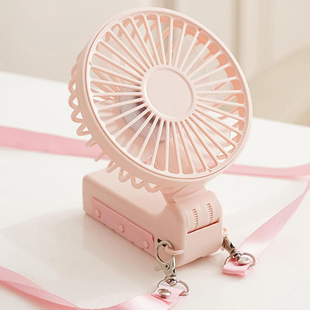 Summer Small Umbrella Fan Handheld Outdoor Portable Hanging Neck Umbrella Foldable USB Desktop Mini Fan Strong Airflow Fa