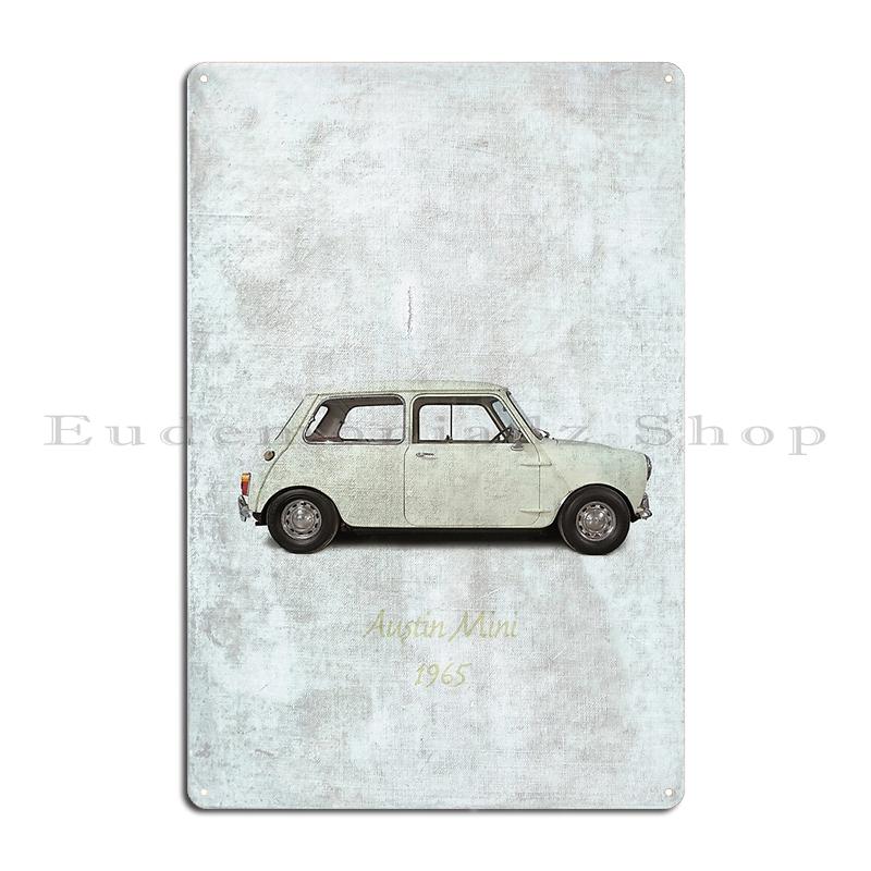 Red Austin Mini Moke Mini Rallycar Metal Plaque Wall Cave Printing Garage Decoration Pub Tin Sign Poster