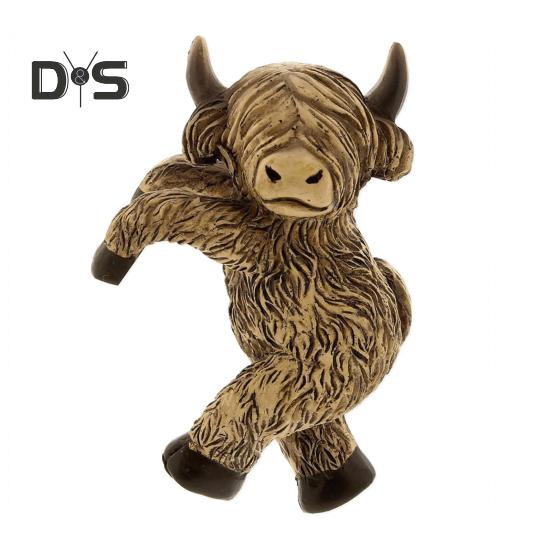 

Горшок для украшения коровы в горах, водонепроницаемый, устойчивый к ржавчине, реалистичная форма, вешалка для садовых растений, декор для дома и улицы хаки