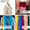 DIY 2Meter/lot 60g Turkey Feather Boa Plumas Dress Shawl Scarf for Halloween Wedding Carnival Party Feather Handicrafts Accessories