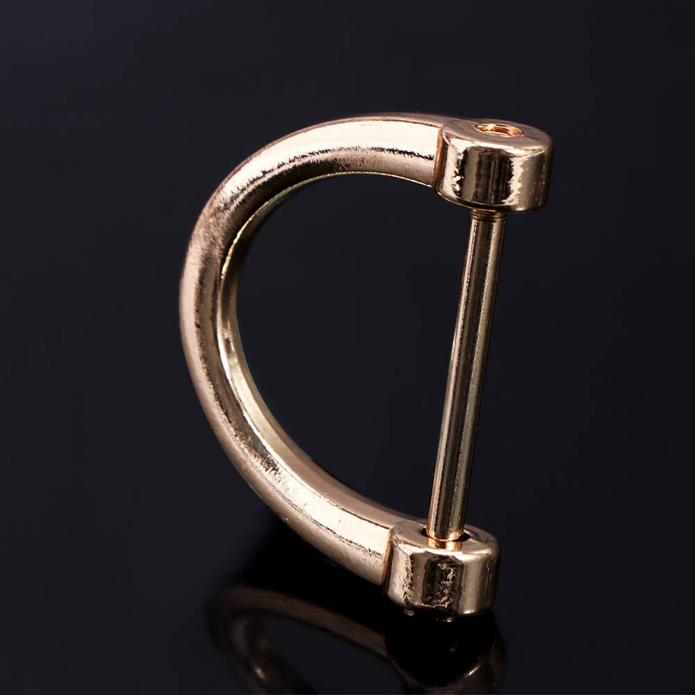 Interior Accessories Car-Styling D Shape Keyring D Shape Key Chain Bag Repair Buttons Car Keychain