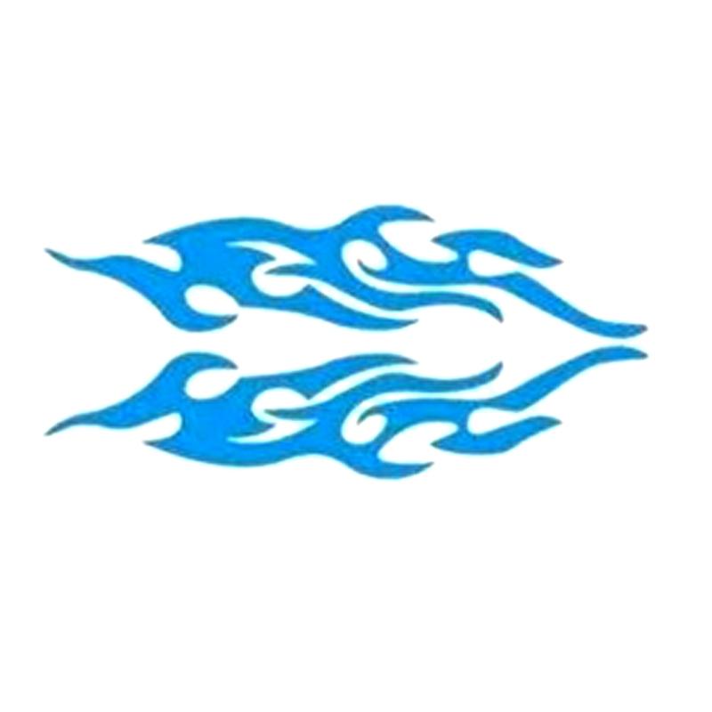 Car Stickers Modified Flame Reflective Sticker Auto Exterior Accessories Decals Moto Body Decor Voiture Supplies