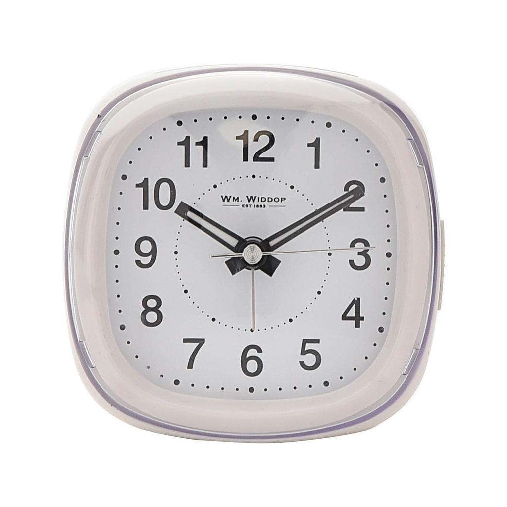 Hometime Budík Kopulovité sklo Tichý chod Snooze Světlo - Slonová kost