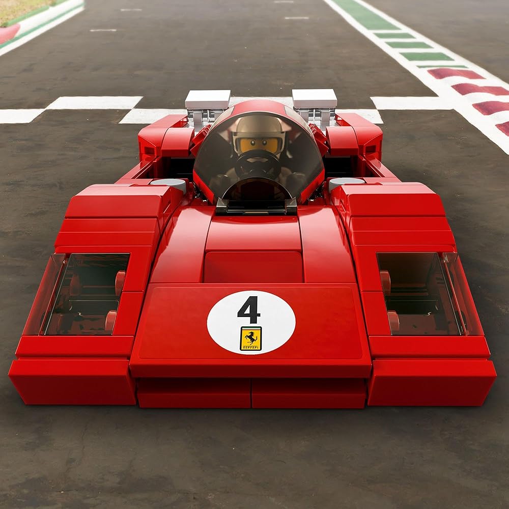 LEGO Speed Champions 1970 Ferrari 512 M Building Blocks Toy for Boys 8 Years and Up