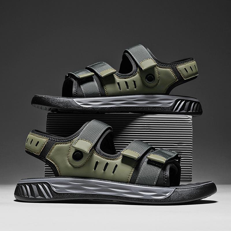 Fashion Brand Summer Men's Sandals Versatile Men Beach Sandals Soft Comfortable Outdoor Wading Shoes Quick Dry Open-toe Footwear
