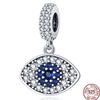 Copper Devil'S Eye Fatima Hand Charms Beads Tarot Cards Pendant Fit Original Bracelet Women Diy Jewelry Accessories