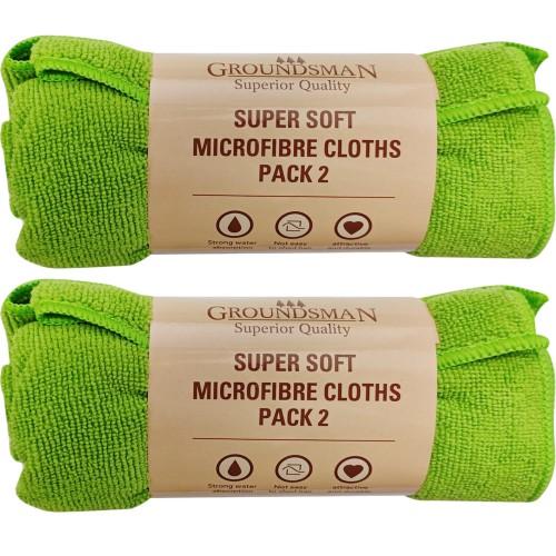 Groundsman Microfibre Cleaning Cloth (Pack of 2)