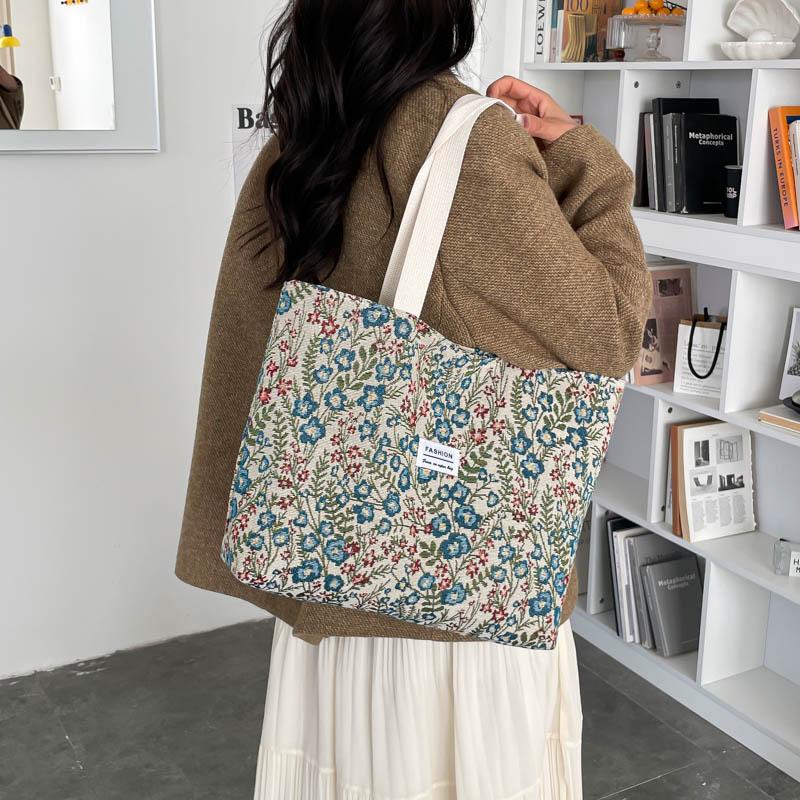 Yogodlns Stilvolle Lässige Tragetasche für Damen Böhmischer Ethnischer Stil Umhängetasche für den Täglichen Weg zur Arbeit Shopper Handtasche für Büroangestellte