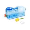 2.6 Gallon Portable Camping Water Jugs Builts In Tap Water Container Plastic Texture for Hiking Picnics Outdoor Event
