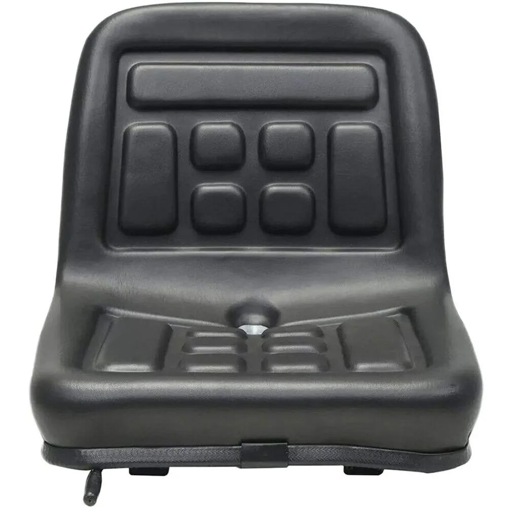 Waterproof Tractor Seat with Drainage Holes Adjustable Design Universal Replacement Seat for Riding Lawn Mower Forklift Go Kart