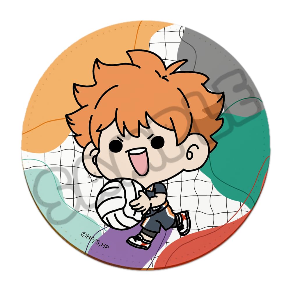 

First Edition Leather Coaster M A Haikyu!! [Hinata Shoyo] Everyone s Mochocho!