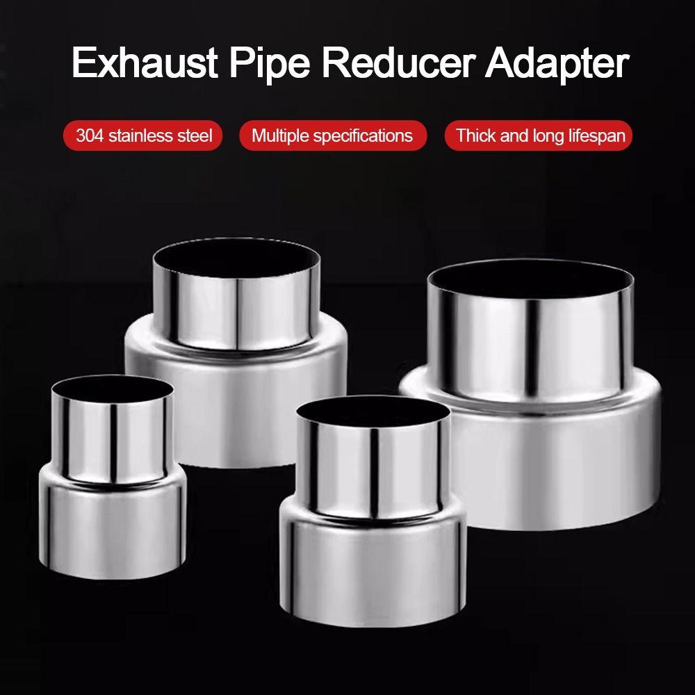 Stainless Steel Ventilation Pipe Fittings Multiple Sizes Ducting Connector