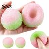 Stress Relief Fidget Toys 1/2Pcs Crunchy Ball Sensory Toy Shapeable Textured Tactile Stimulation Tools Bi-color Fake Waxberry Squeeze Toy for