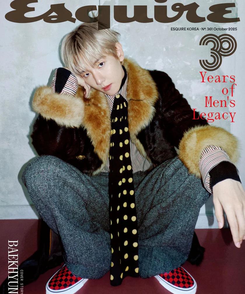 ESQUIRE Korea 2025 OCTOBER Baekhyun, Jungwoo, Ahn Hyo Seop, Yang Se Jong, Lee Soo Hyuk, Ryu Seung Bum, Lily