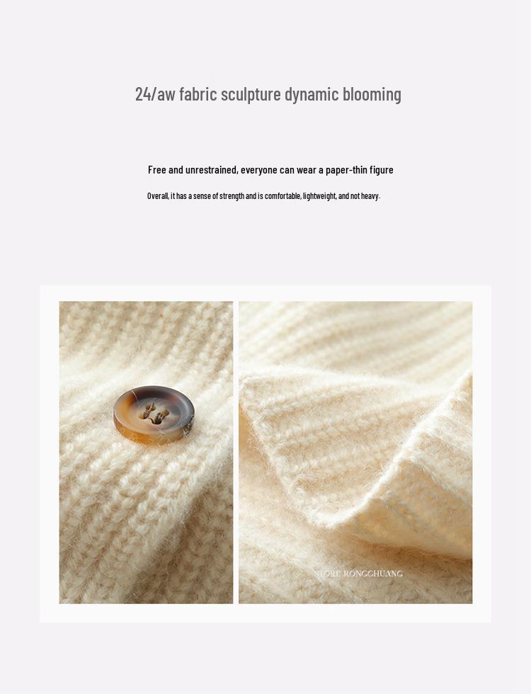 New 2024 Autumn/Winter Women's Cashmere Knitted Vest – Short, Sleeveless Sweater Cardigan
