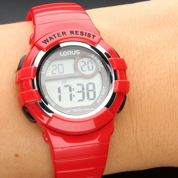 Lorus R2399HX9 Red Silicone Strap Child Watch
