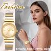 Women's Watch Stretch Band Waterproof Gold Stylish Analog Display Free Size Stainless Steel Band Quartz Fashion Accessory - Birthday Anniversary