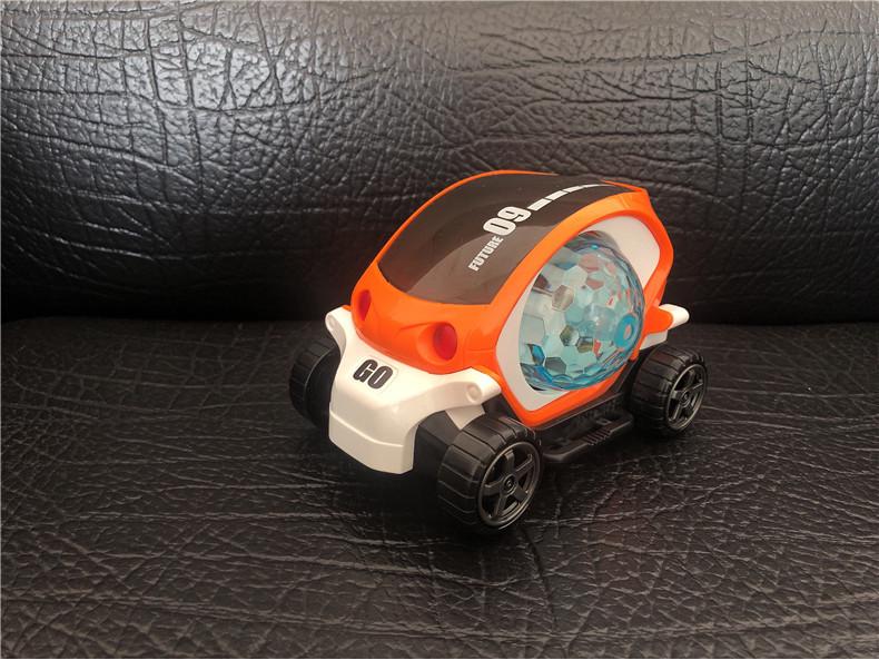 

Electric Rotating Music Projection Cartoon Toy Car for Kids