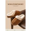 Same Color Couple's Home Shoes for Men and Women, Gentle Companionship for Winter Home, Soft Plush Upper, and Comfortable Memory Sponge