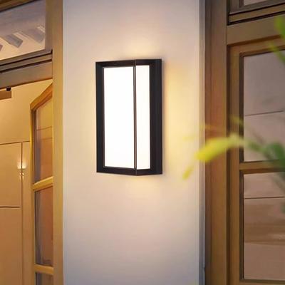 Luz de Parede LED Externa À Prova d'Água IP66 Sensor de Movimento Iluminação LED Externa Luzes de Varanda Luzes de Jardim Luz de Parede Externa