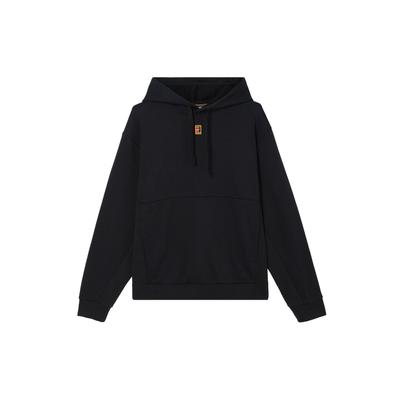 Nike Felpa con cappuccio da uomo con stampa logo a tinta unita Nera DA5712-010