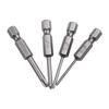 Screwdriver Bits PH1 PH2 4Pcs/set 50mm Alloy Steel