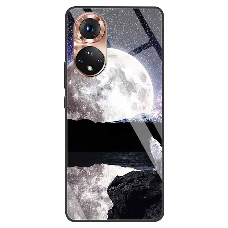 Luxury Case for Huawei Honor 50 Cover Tempered Glass Cover for Huawei Honor 50 Phone Case Honor50 6.57" Coque Bag Fashion Bumper
