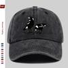 Pc Stück Verstellbare Trucker-Kappe Geeignet für Männer Frauen Vintage Gewaschen Elster Print Snapback Kappe Leichte Baseballkappe für