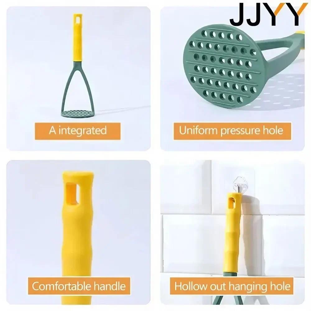 Manual Masher Potato Tool Bell Shaped Sweet Potato Pumpkin Puree Kitchen Utensil Durable Smooth Pureeing Device