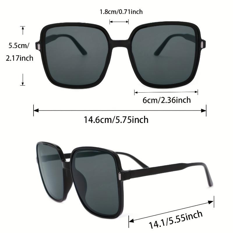 4 Pairs of Women's/men's Trendy Retro Large Frame Korean Version Fashionable Glasses for Daily Leisure