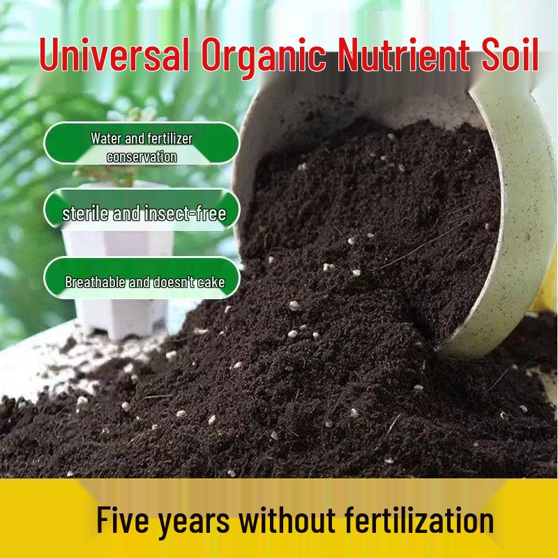 Organic Flower & Vegetable Growing Soil - Nutrient-Rich, Breathable, and Fermented for Seedlings