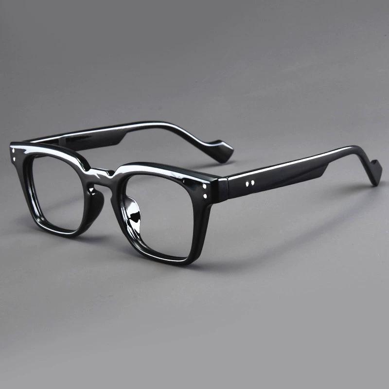 2025 Anti Blue Light Large Frame Reading Glasses Neutral Presbyopia Square Frame Glasses Fashionable Thick Frame Reading Glasses